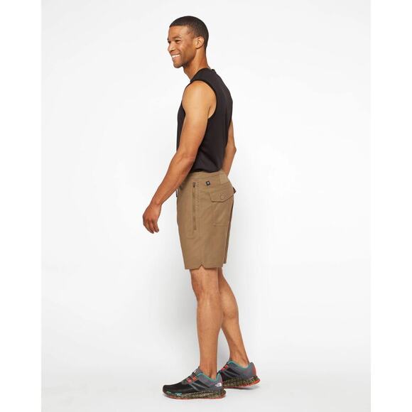 Roark Men's Layover 2.0 Brown Short Pockets Outdoors Gorpcore Size 33 - Picture 3 of 8
